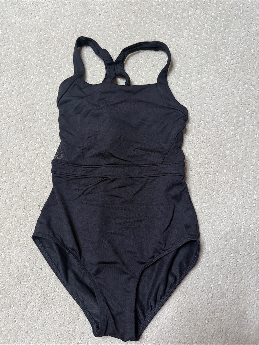 Capezio Black Girls One-Piece Bodysuit